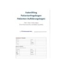 Patientenfragebogen-Fadenlifting